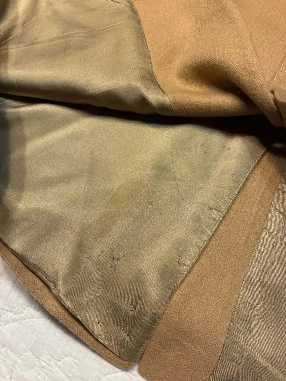 Vintage Nordstrom Men's Tan Camel Hair Sport Coat Blazer Made in USA